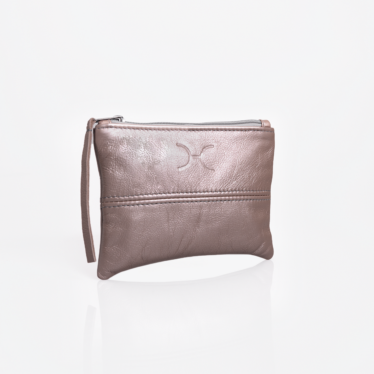 Pouch | Genuine Leather Champagne Leather Pouch by Thandana