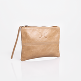 Pouch | Genuine Leather Hazelnut Leather Pouch by Thandana