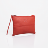 Pouch | Genuine Leather Red Leather Pouch by Thandana