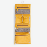 Roll Up Toiletry | Genuine Leather | Corporate Mustard Leather Toiletry Bag by Thandana