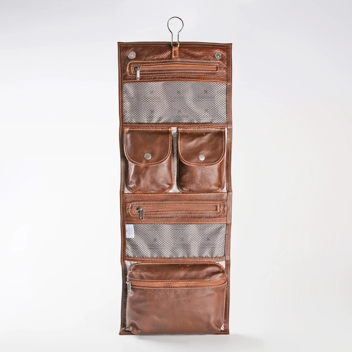 Roll Up Toiletry | Genuine Leather | Corporate Tobac Leather Toiletry Bag by Thandana