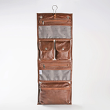 Roll Up Toiletry | Genuine Leather | Corporate Tobac Leather Toiletry Bag by Thandana