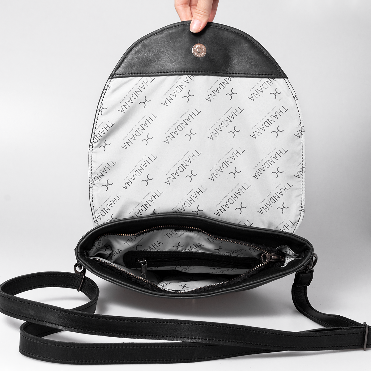 Saddle Handbag | Genuine Leather Handbag by Thandana