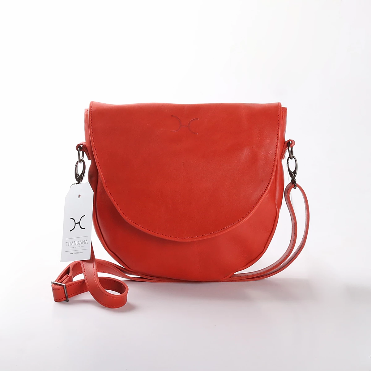 Saddle Handbag | Genuine Leather Handbag by Thandana