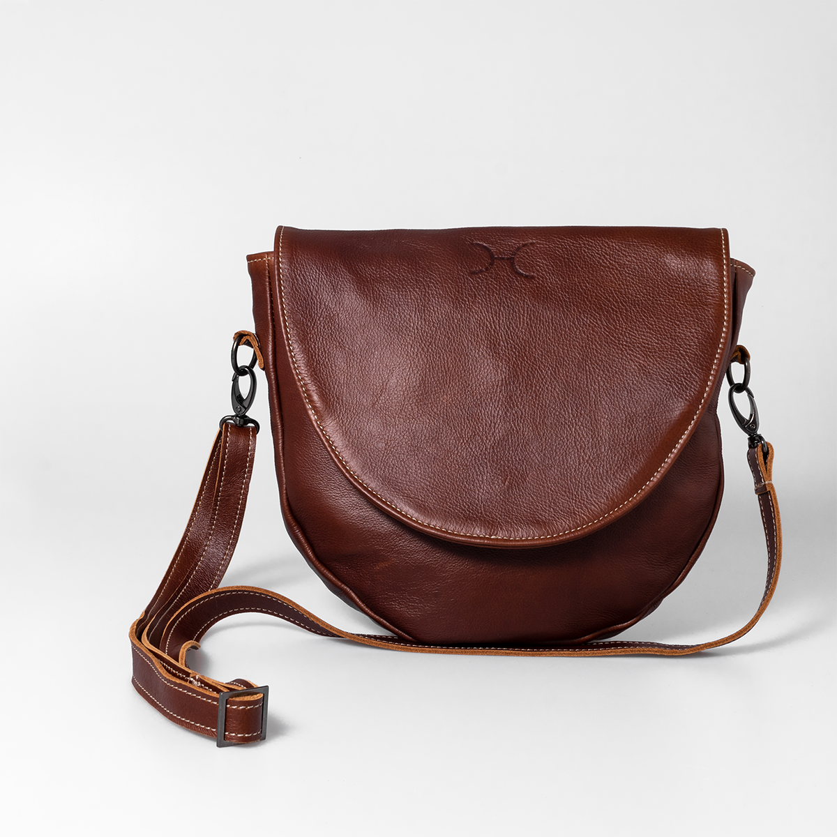 Saddle Handbag | Genuine Leather Handbag by Thandana