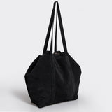 Sienna Suede Handbag | Genuine Leather Black Suede Leather Sienna Handbag by Thandana