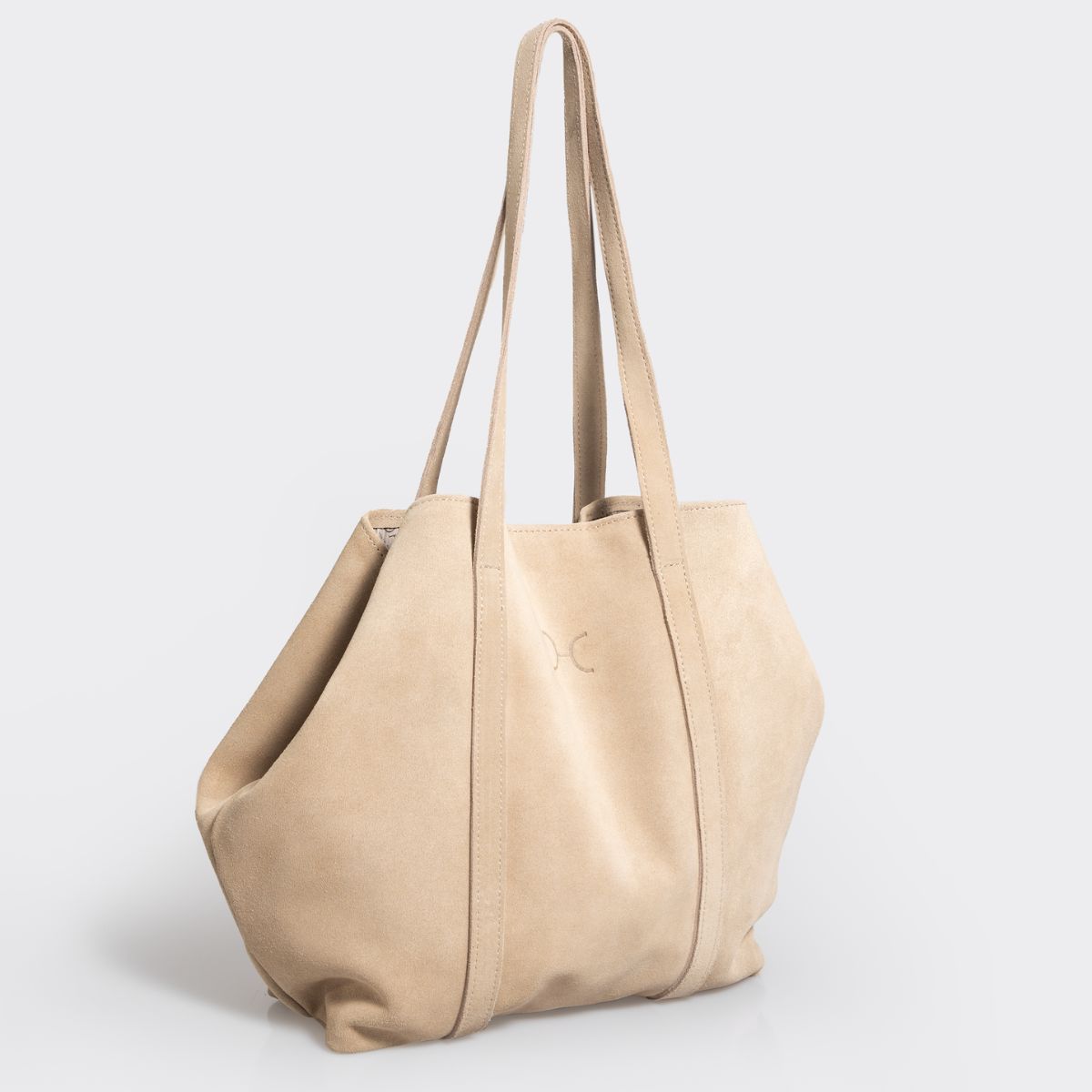 Sienna Suede Handbag | Genuine Leather Tan Suede Leather Sienna Handbag by Thandana