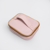 Single Toiletry | Genuine Leather Blush Leather Toiletry Bag by Thandana