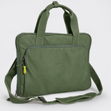 Slimline Laptop Bag 15’ | Genuine Leather Green Leather Laptop Bag Leather by Thandana