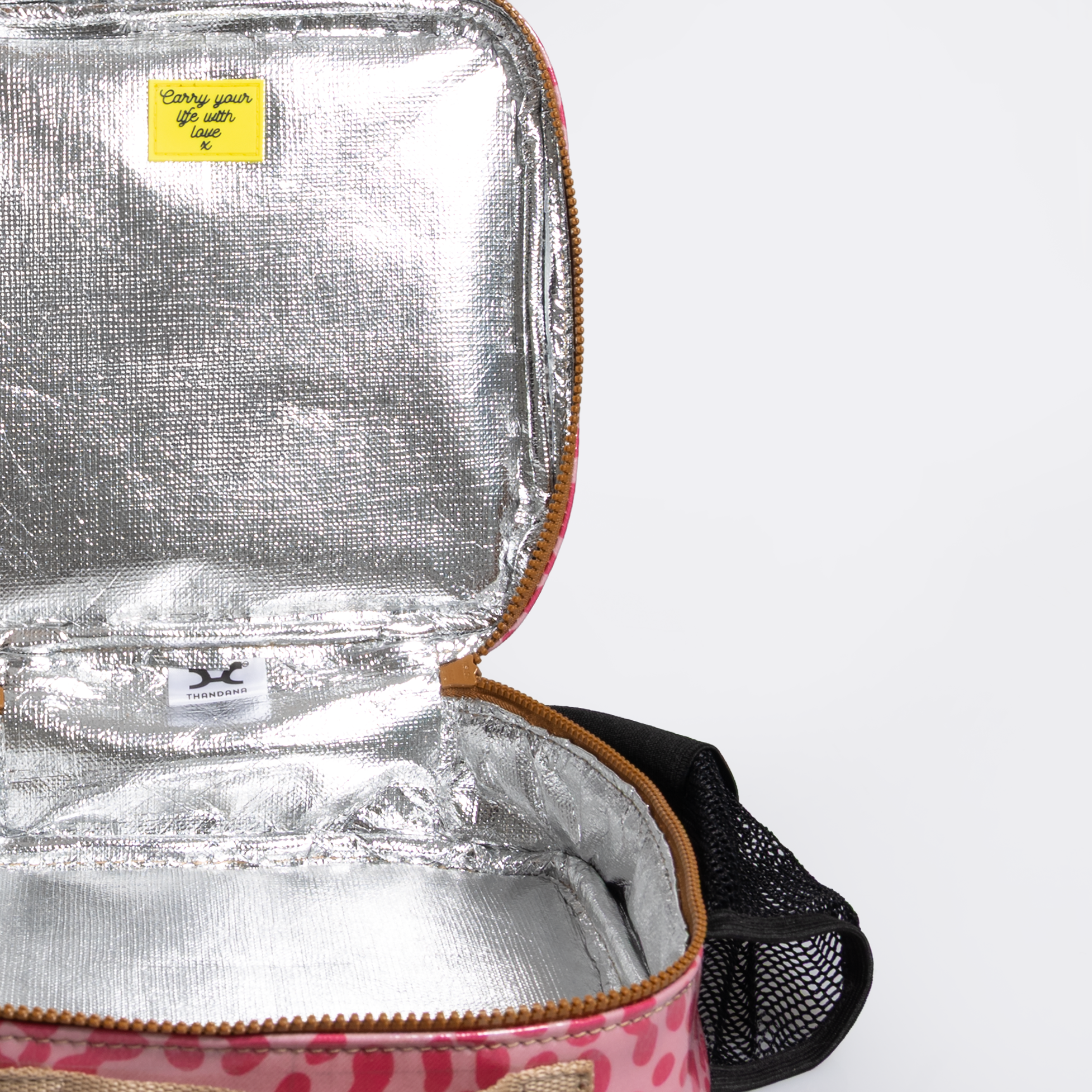Snack Pack | Laminated Fabric with Genuine Leather Snack Pack by Thandana