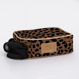 Snack Pack | Laminated Fabric with Genuine Leather Cheetah - Coffee Snack Pack by Thandana