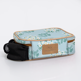 Snack Pack | Laminated Fabric with Genuine Leather Crazy Daisy - Sage Snack Pack by Thandana