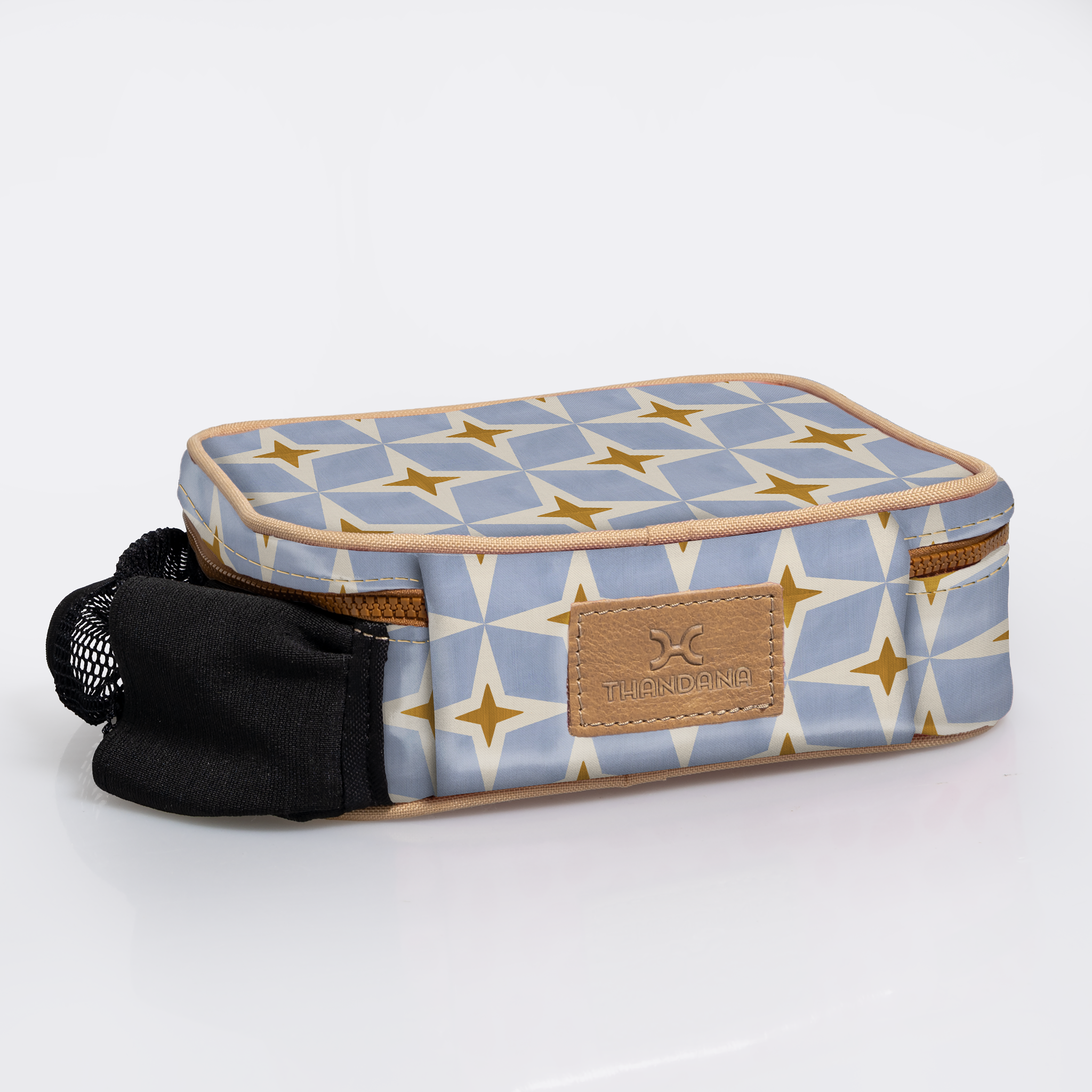 Snack Pack | Laminated Fabric with Genuine Leather Nova - Mist Snack Pack by Thandana