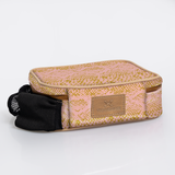 Snack Pack | Laminated Fabric with Genuine Leather Python - Bloom Snack Pack by Thandana