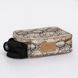 Snack Pack | Laminated Fabric with Genuine Leather Python - Moody Snack Pack by Thandana