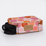 Snack Pack | Laminated Fabric with Genuine Leather Smiley - Blush Snack Pack by Thandana