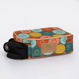 Snack Pack | Laminated Fabric with Genuine Leather Smiley - Jet Snack Pack by Thandana