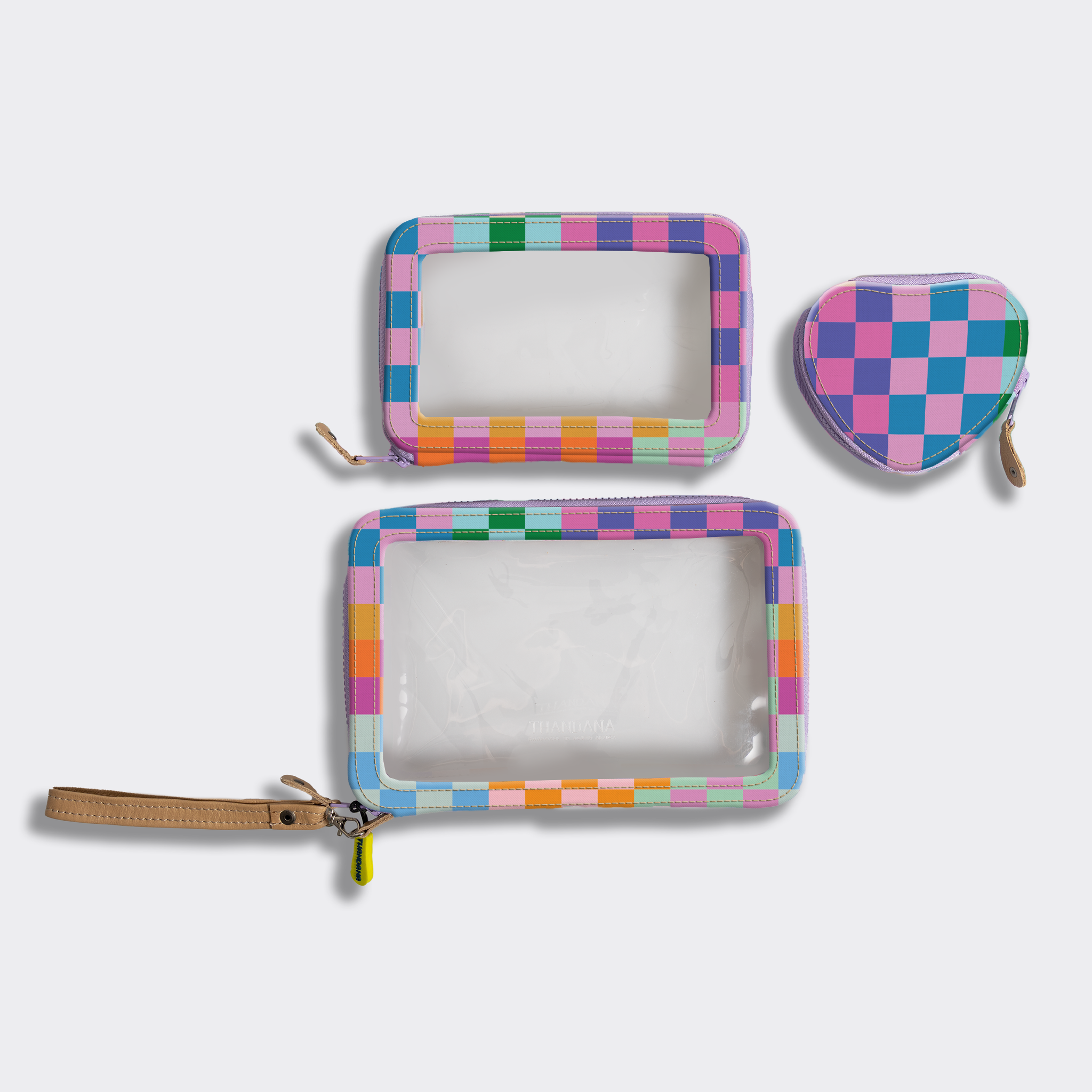 Stacker Case | Laminated Fabric Checker - Preppy Stacker Case by Thandana