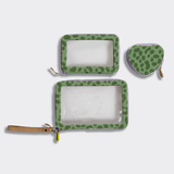 Stacker Case | Laminated Fabric Cheetah -olive Stacker Case by Thandana