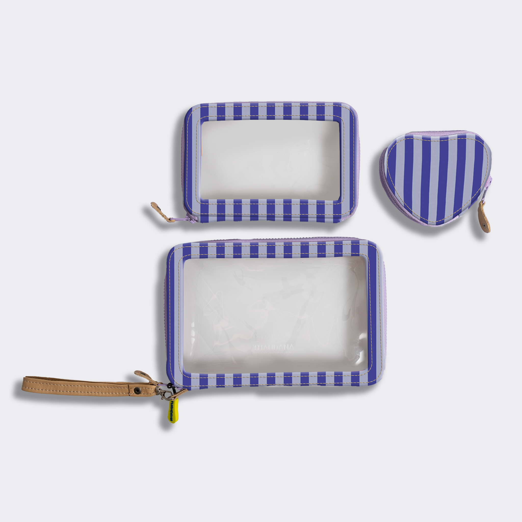Stacker Case | Laminated Fabric Linear - Jet Stacker Case by Thandana