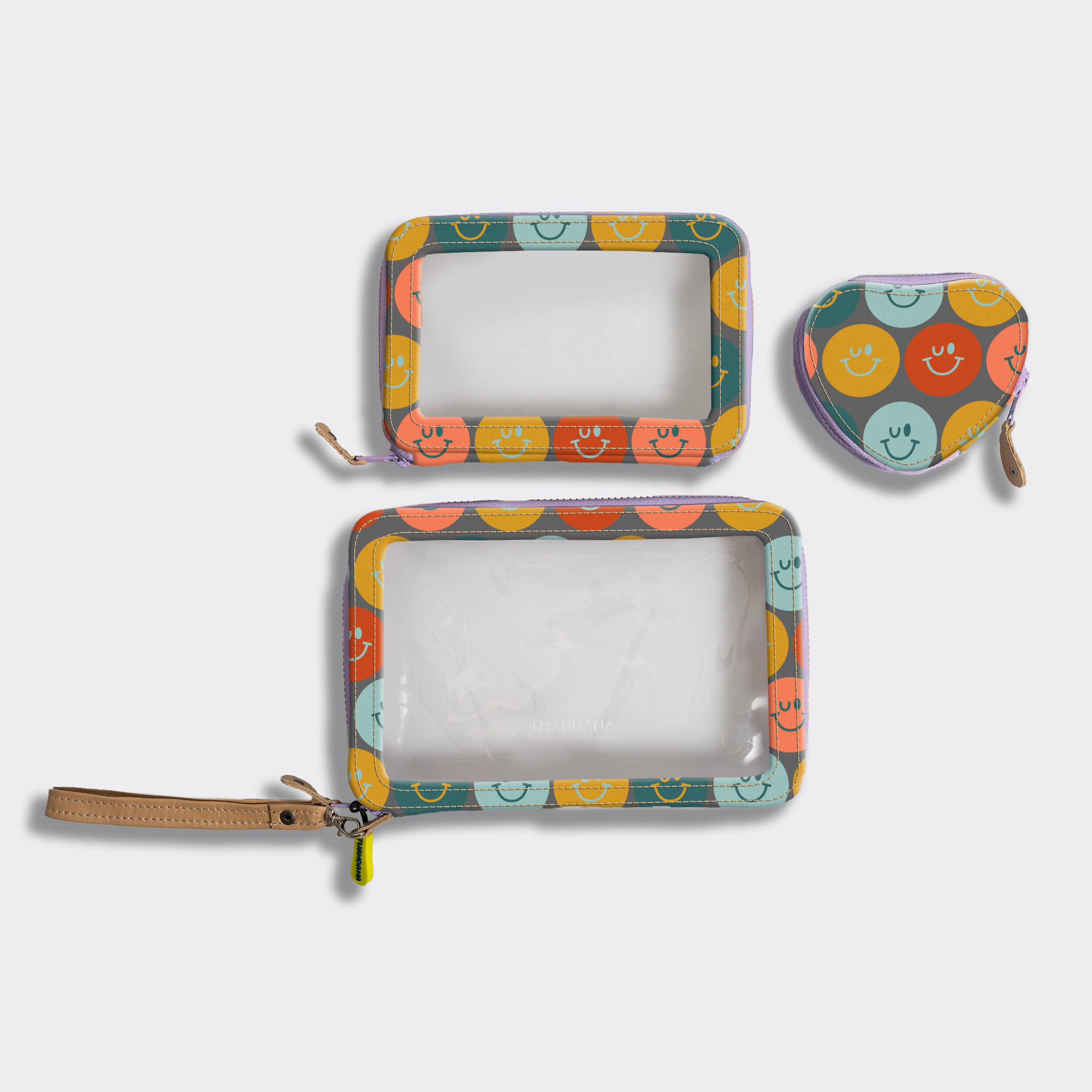 Stacker Case | Laminated Fabric | Made to Order Smiley - Jet Stacker Case by Thandana