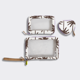 Stacker Case | Laminated Fabric Palm -neutral Stacker Case by Thandana