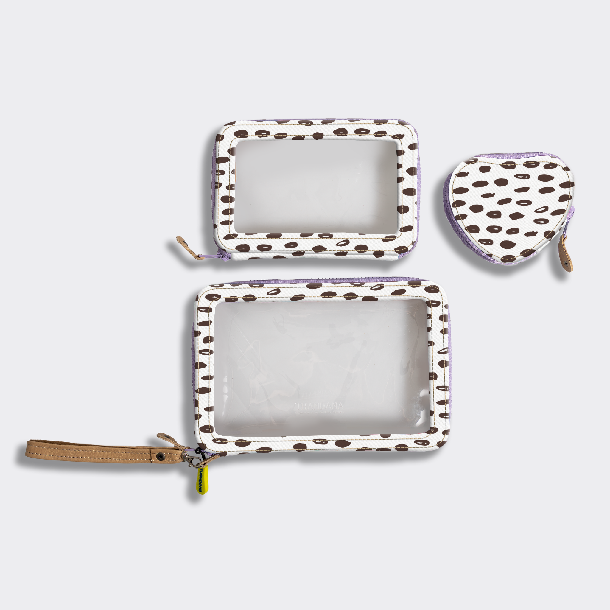 Stacker Case | Laminated Fabric Seeds -white Stacker Case by Thandana