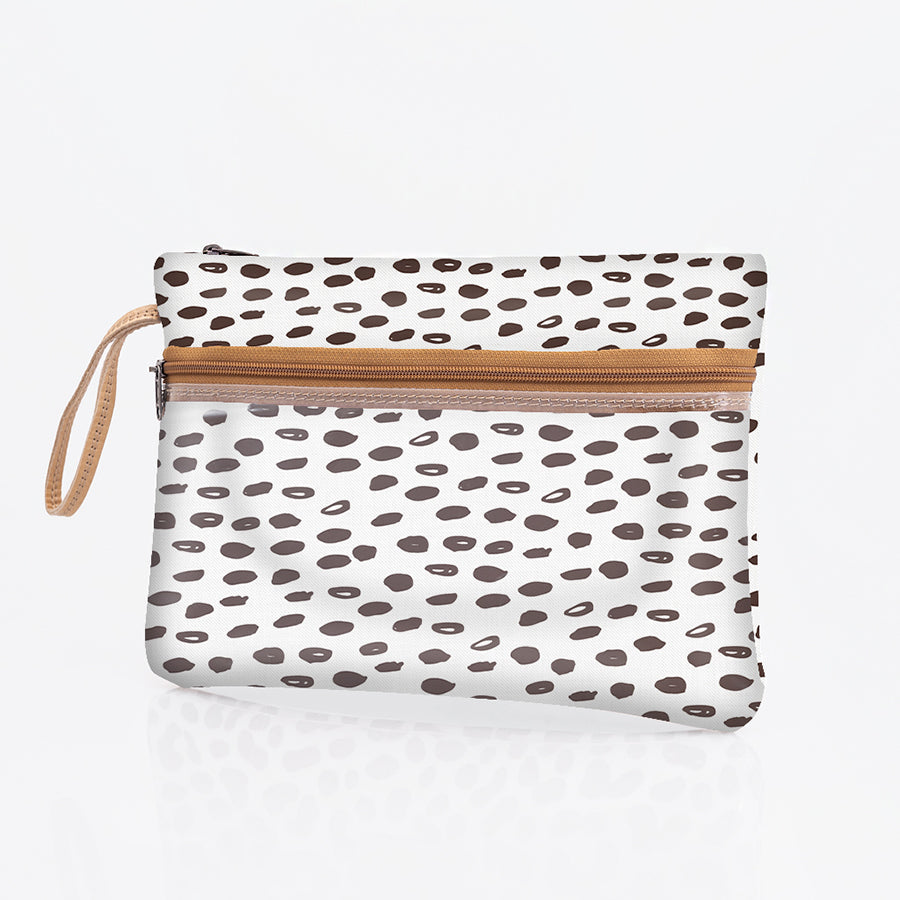 Sticky Fingers Cellphone Pouch | Laminated Fabric Pouch by Thandana