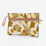 Sticky Fingers Cellphone Pouch | Laminated Fabric Fauna - Earth / Chunky Zip Pouch by Thandana