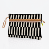 Sticky Fingers Cellphone Pouch | Laminated Fabric Indie - Pitch / Chunky Zip Pouch by Thandana