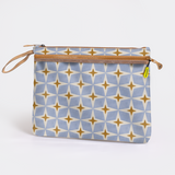Sticky Fingers Ipad | Laminated Fabric Nova - Mist Pouch by Thandana
