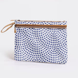 Sticky Fingers Ipad | Laminated Fabric Scale Away with me - Dazzling Blue Pouch by Thandana