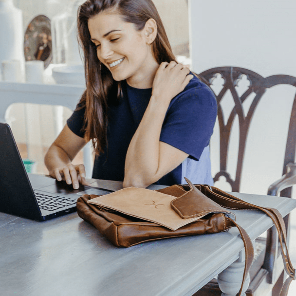 Tablet Sling | Genuine Leather Tablet Sling by Thandana