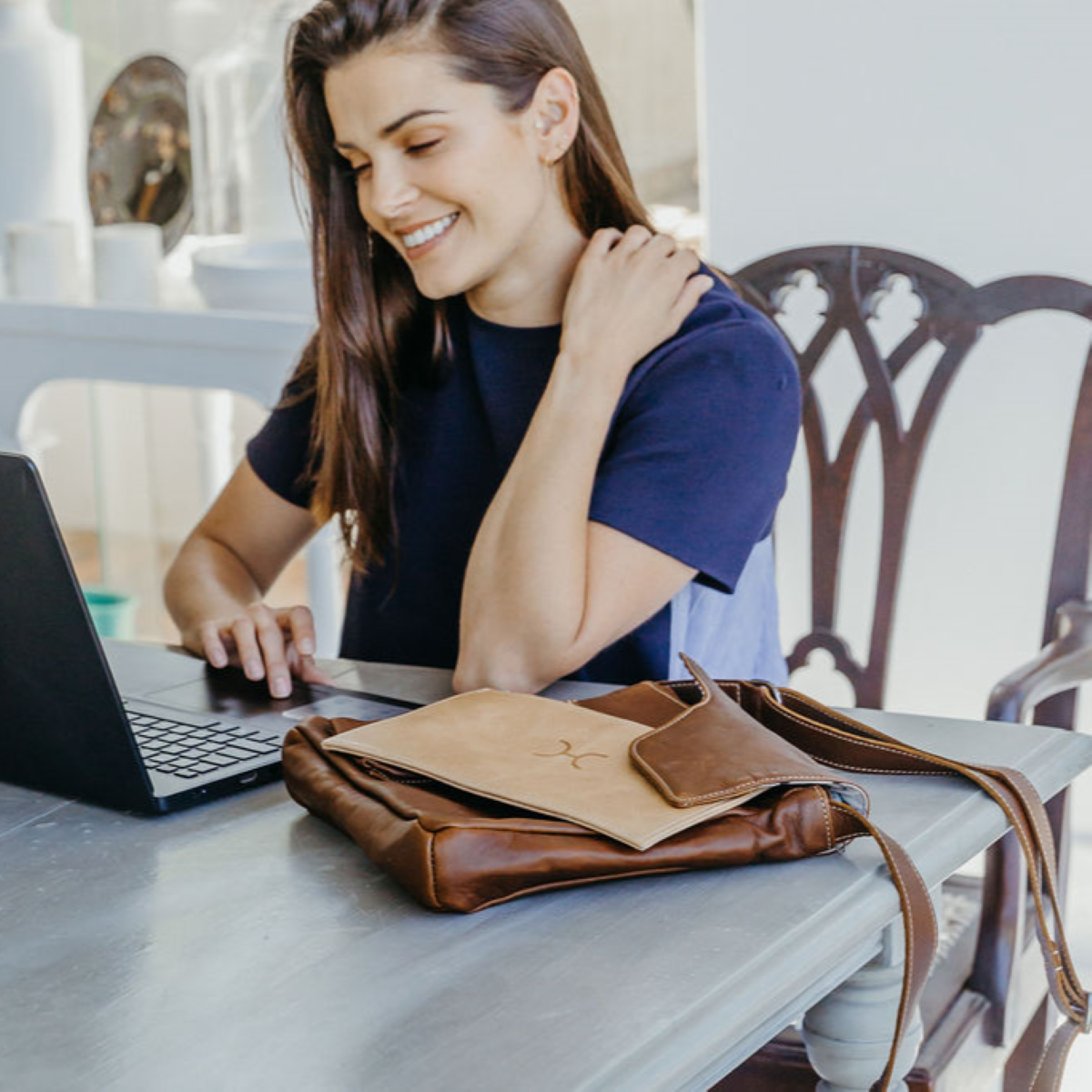 Tablet Sling | Genuine Leather Tablet Sling by Thandana