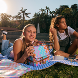 Thermal Cooler Bag | Laminated Fabric with Genuine Leather Mini Thermal Cooler by Thandana