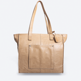 Tote Travel Zipper Handbag | Leather Handbag by Thandana