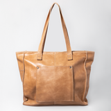 Tote Zipper Handbag | Genuine Leather Handbag by Thandana