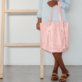 Tote Zipper Handbag | Genuine Leather Handbag by Thandana