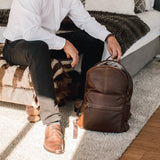 Travel Backpack | Genuine Leather Backpack Leather by Thandana