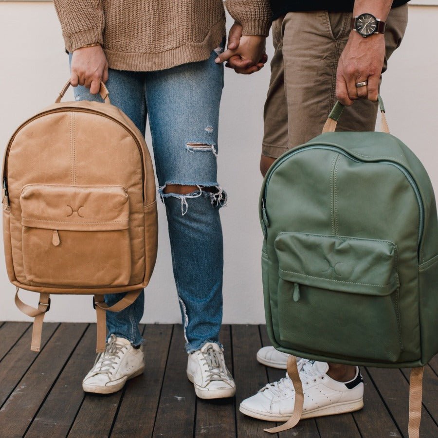 Travel Backpack | Genuine Leather Backpack Leather by Thandana