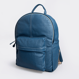Travel Backpack | Genuine Leather Aqua Leather Backpack Leather by Thandana