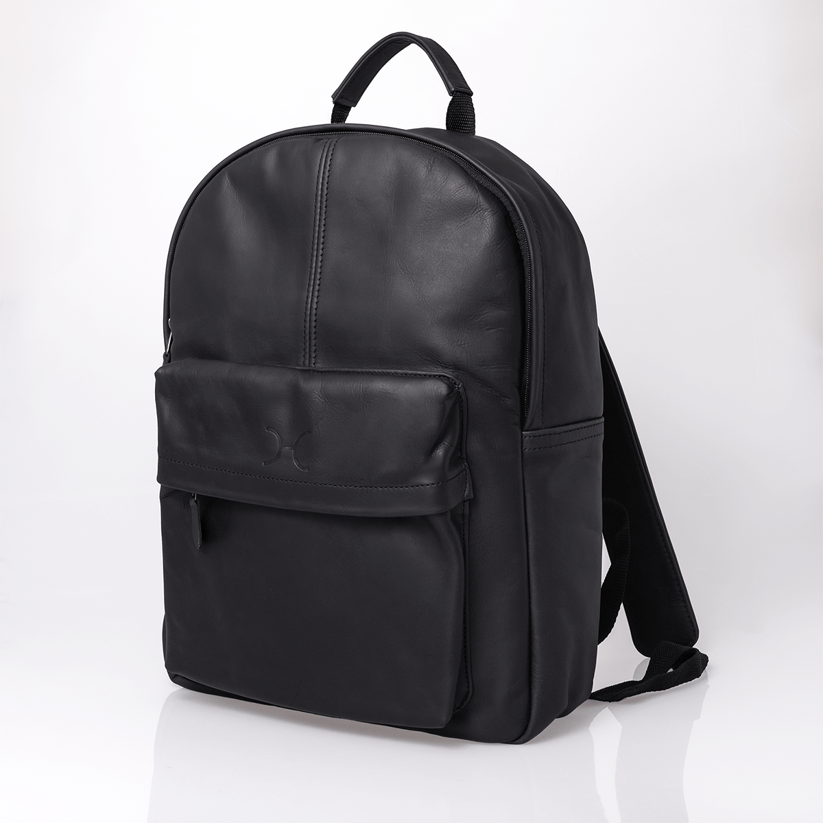 Travel Backpack | Genuine Leather Black Leather Backpack Leather by Thandana