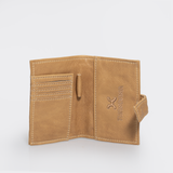 Travel Mini Wallet | Genuine Leather Hazelnut Leather Travel Mini Wallet by Thandana