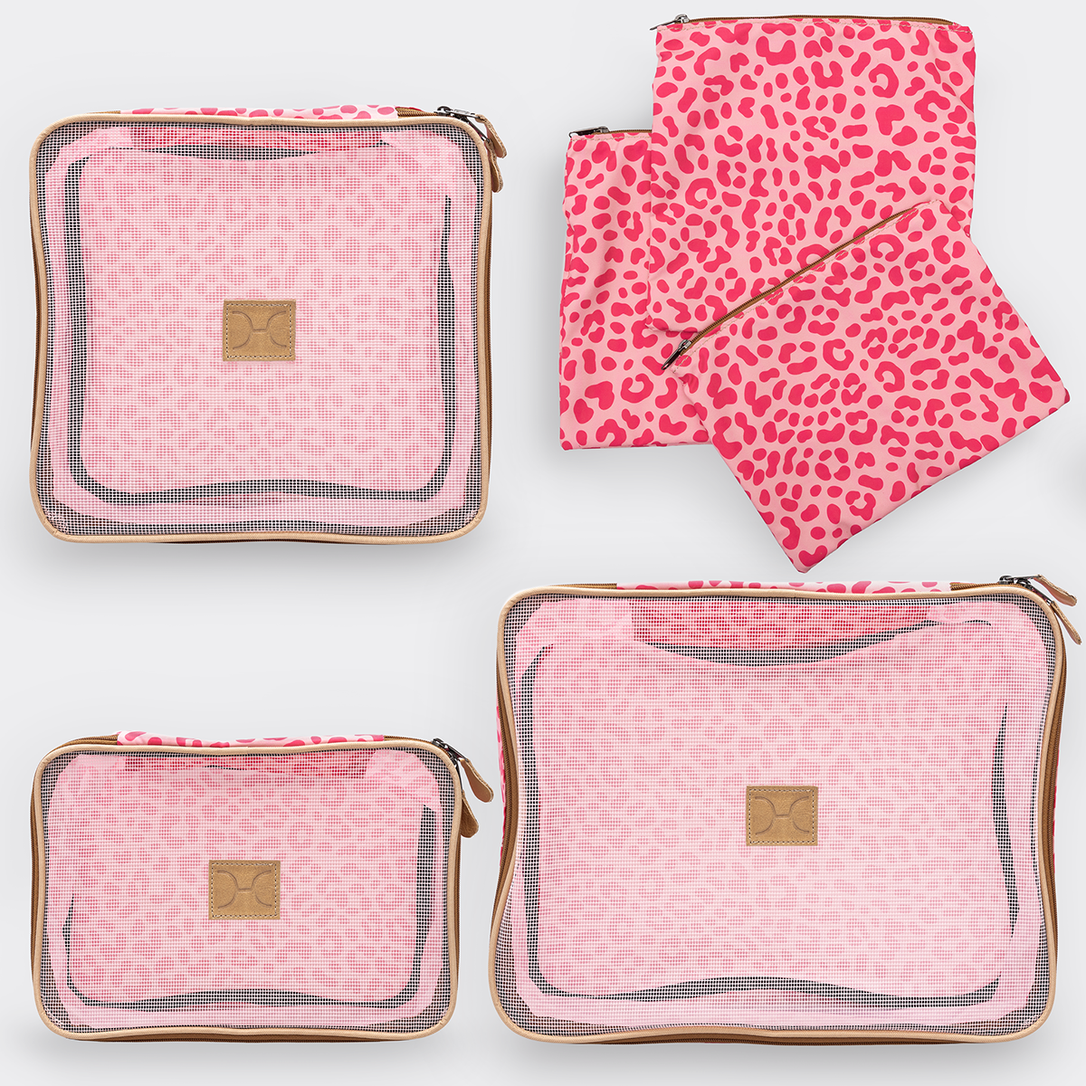Travel Pods | Cheetah Pink Cheetah - Pink Travel Pods by Thandana