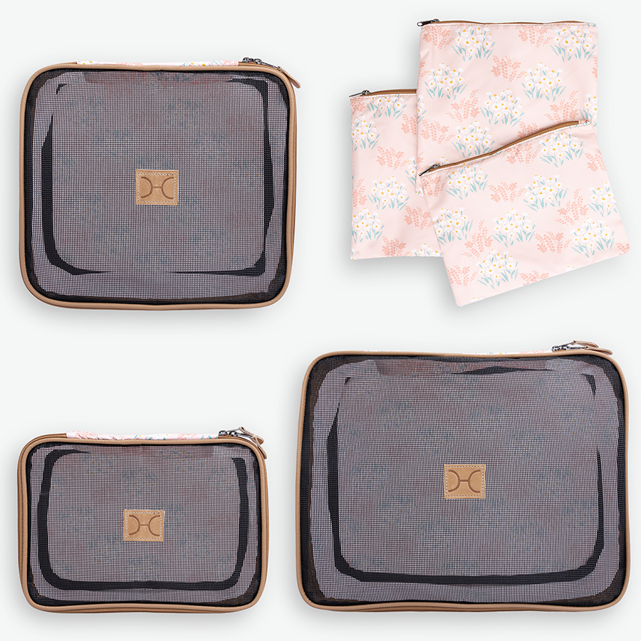 Travel Pods | Crazy Daisy Blush Crazy Daisy - Blush Travel Pods by Thandana