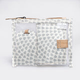 Travel Set | Laminated Fabric with Genuine Leather | Corporate Scale Away with me - Moonstruck Travel Set by Thandana
