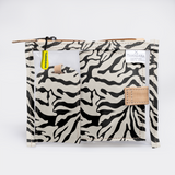 Travel Set | Laminated Fabric with Genuine Leather Nomad Stripe - Pitch Travel by Thandana