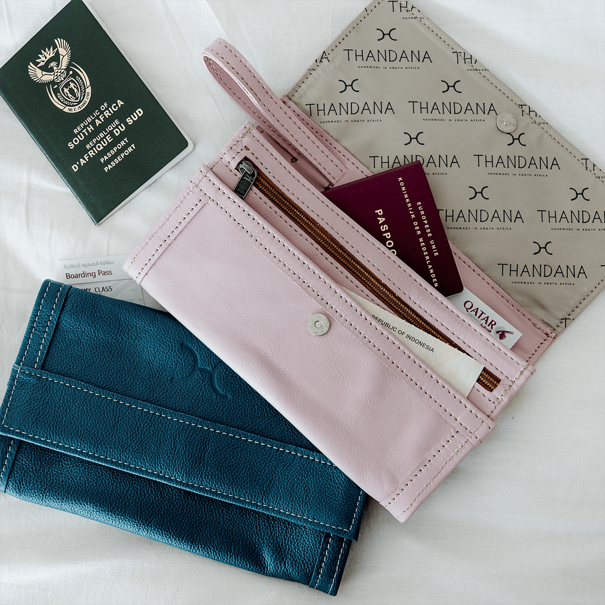 Travel Wallet | Genuine Leather Travel Wallet Leather by Thandana