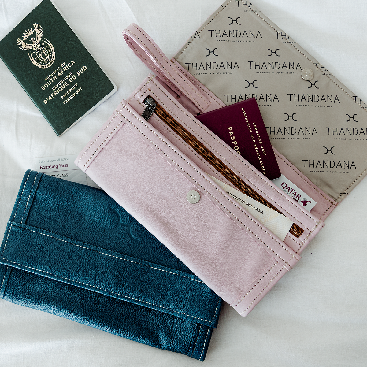Travel Wallet | Genuine Leather | Corporate Travel Wallet Leather by Thandana