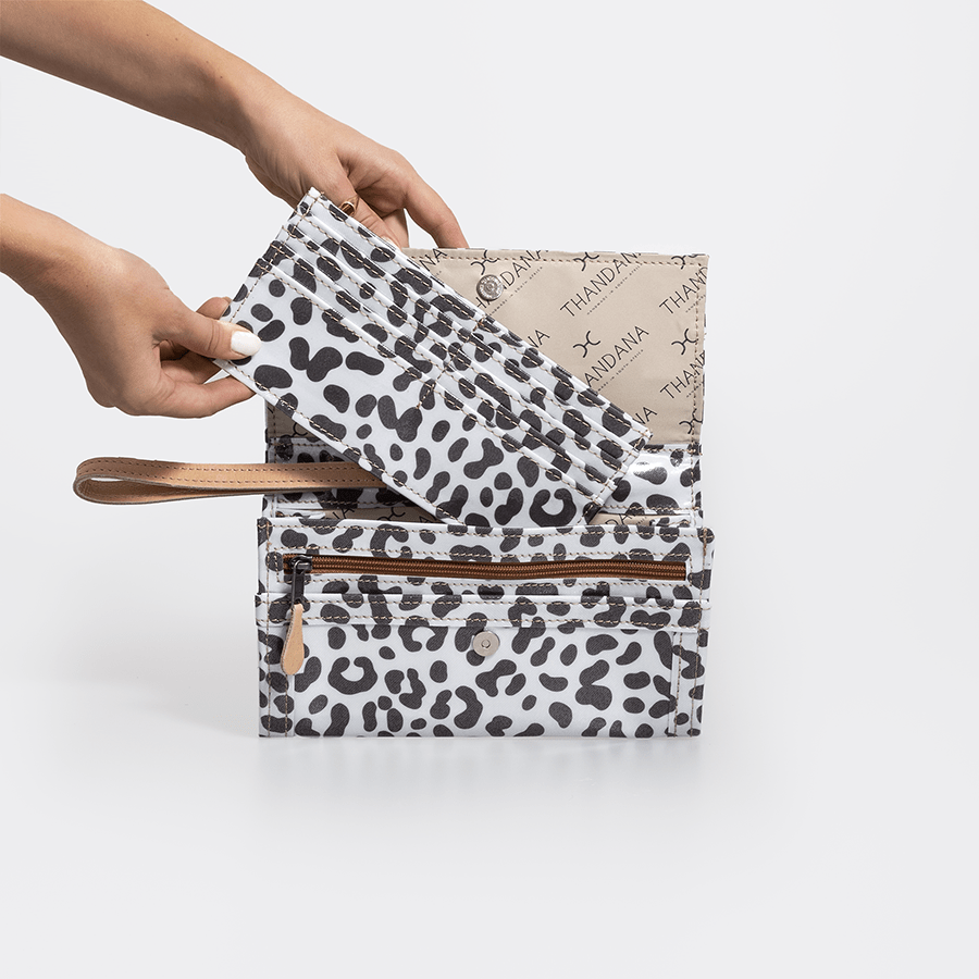 Travel Wallet | Laminated Fabric Travel Wallet Fabric by Thandana